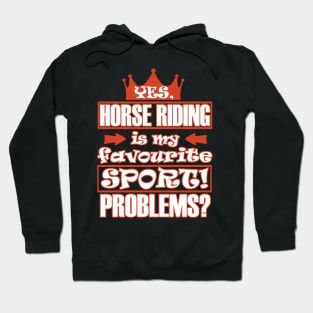 Riding Equestrian Horse Pony Riding Stable Girls Hoodie